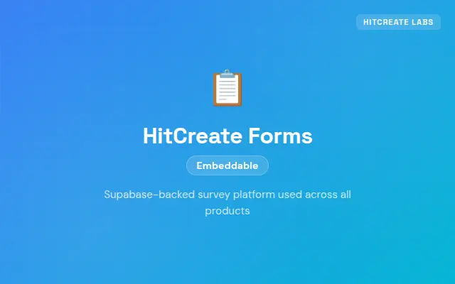 HitCreate Forms preview